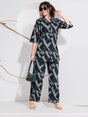 Navy Sage Plus Size Co-ord Set
