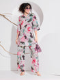 Pink Floral Plus Size Co-ord Set