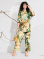 Emerald Marble Plus Size Co-ord Set