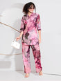 Rose Marble Plus Size Co-ord Set
