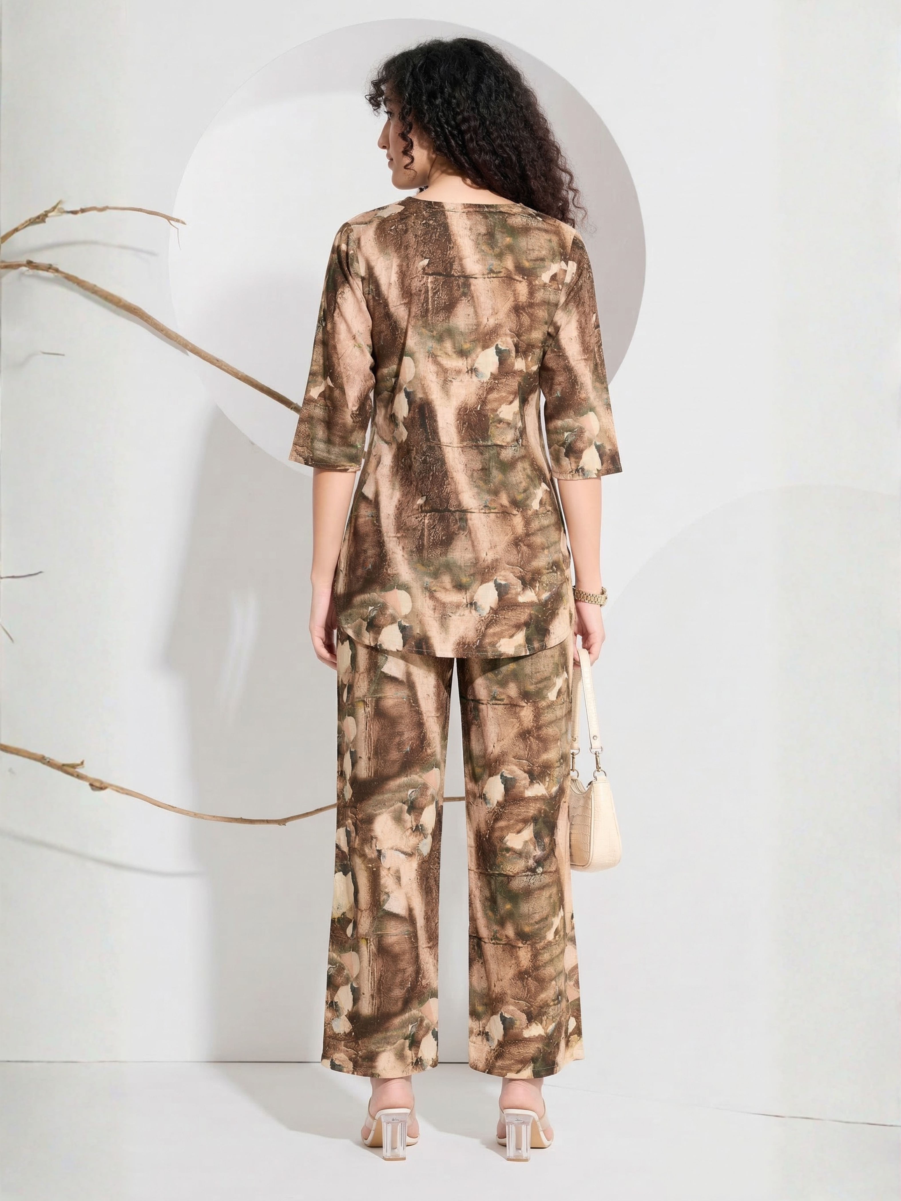 Sandy Floral Plus Size Co-ord Set