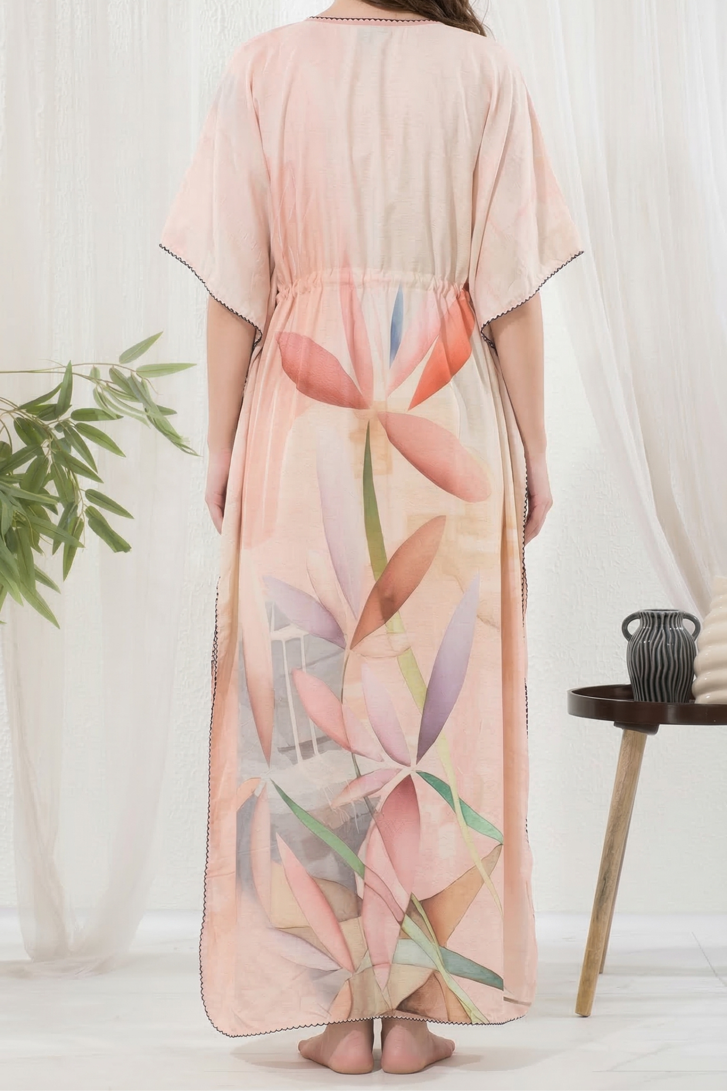 Peach Garden Kaftan