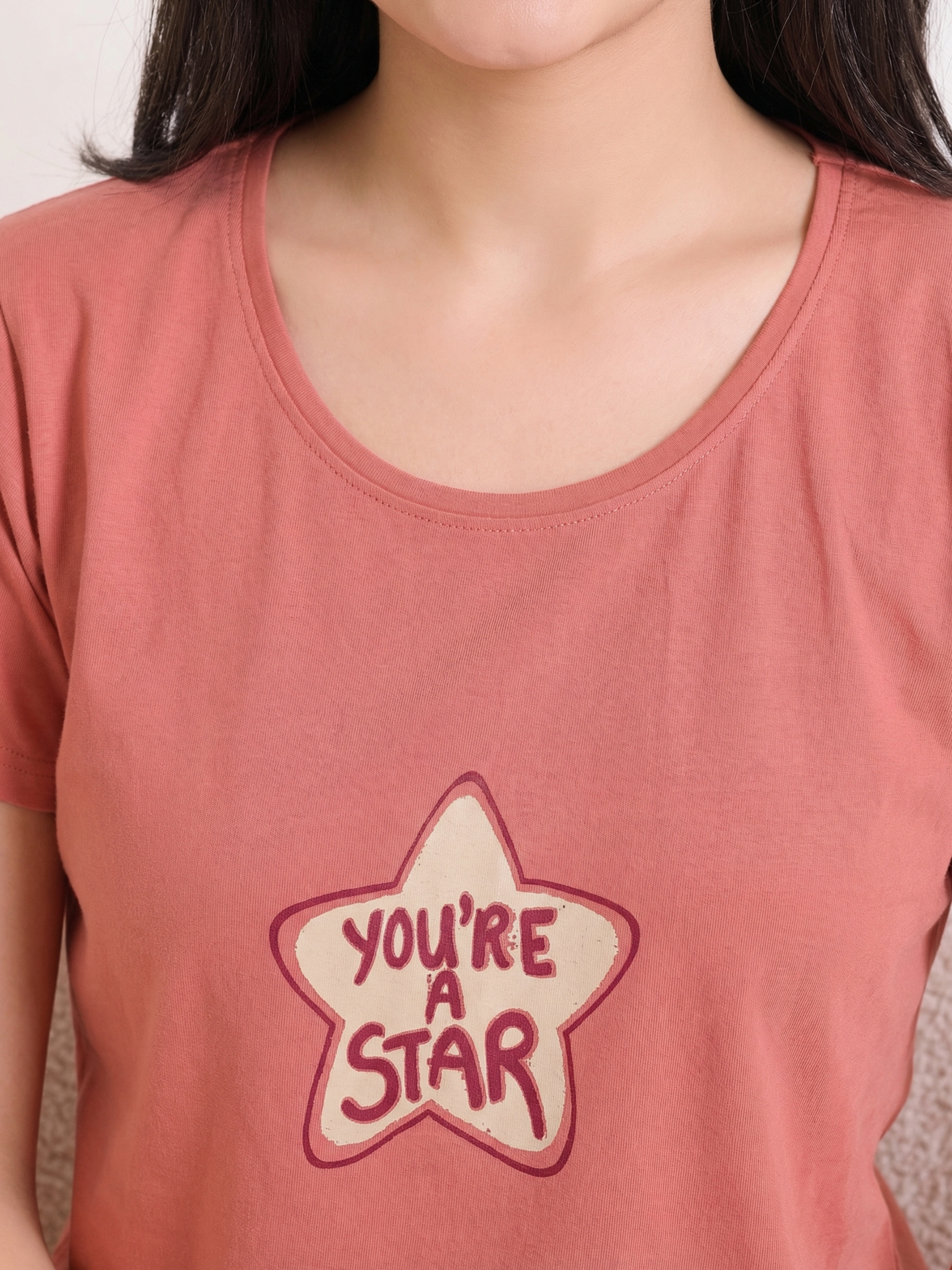Rose Star Short Nightsuit