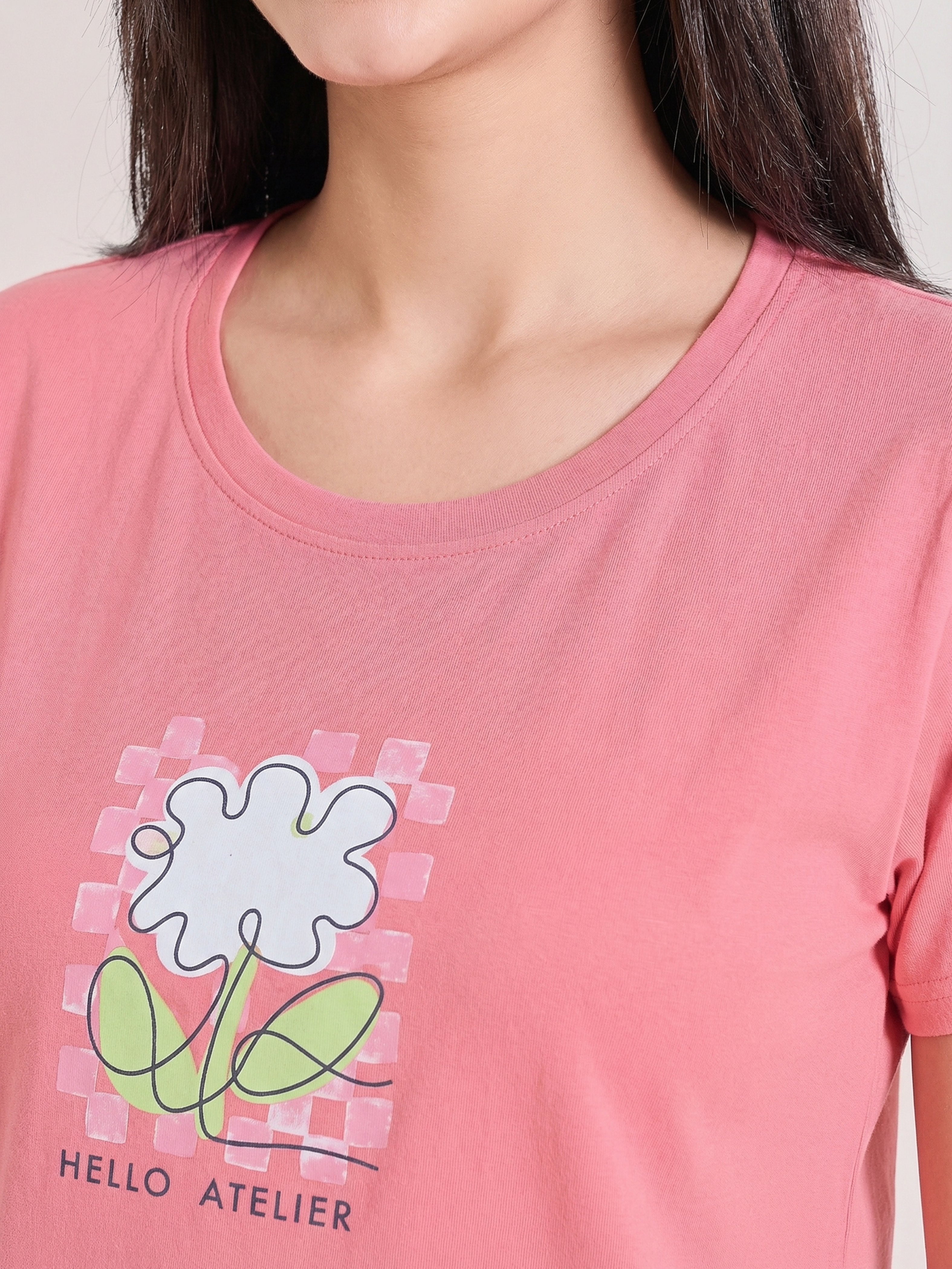 Coral Bloom Short Nightsuit