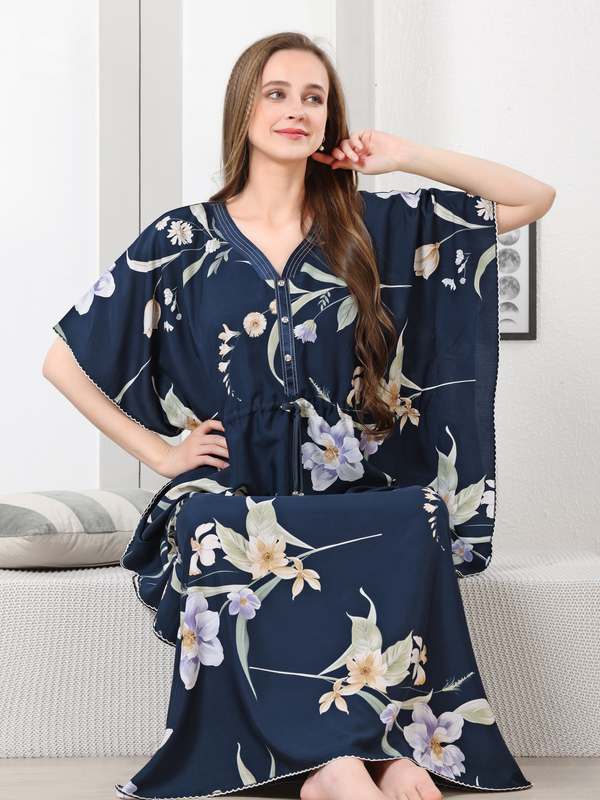 Midnight Blossom Kaftan