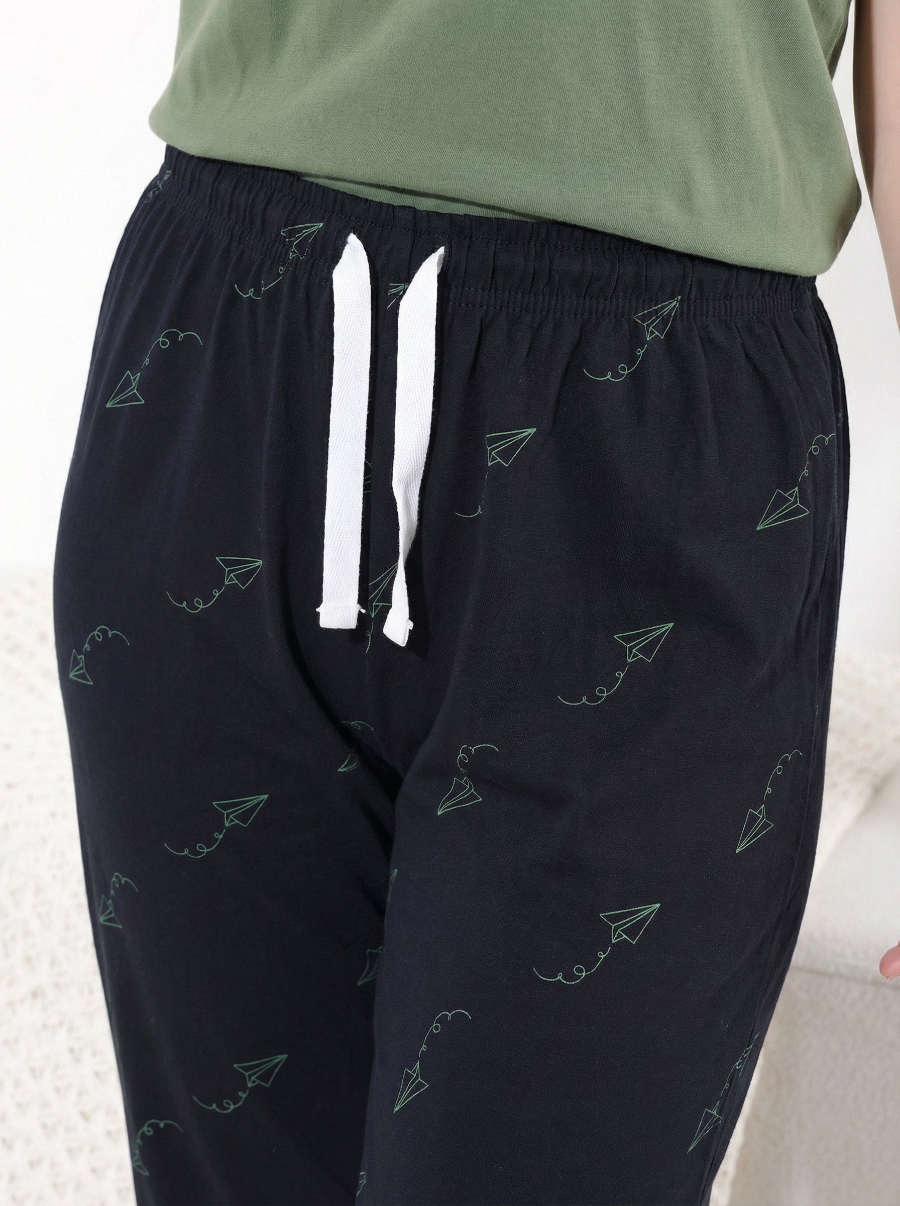 Sage Green Hosiery Nightsuit
