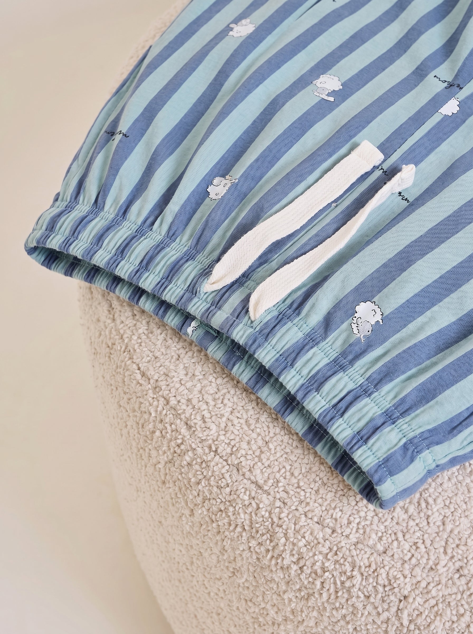 Blue Panda Short Nightsuit