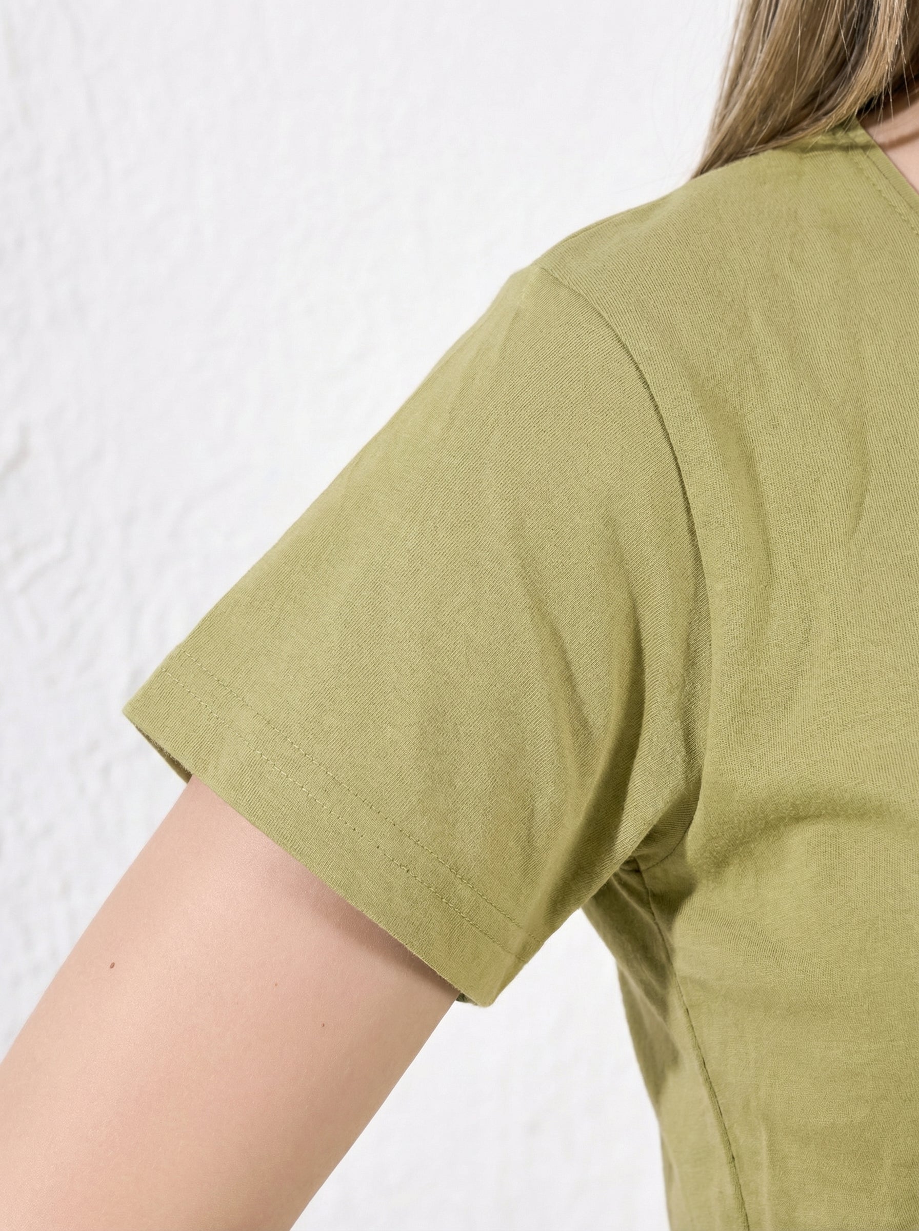 Olive Green Hosiery Nightsuit