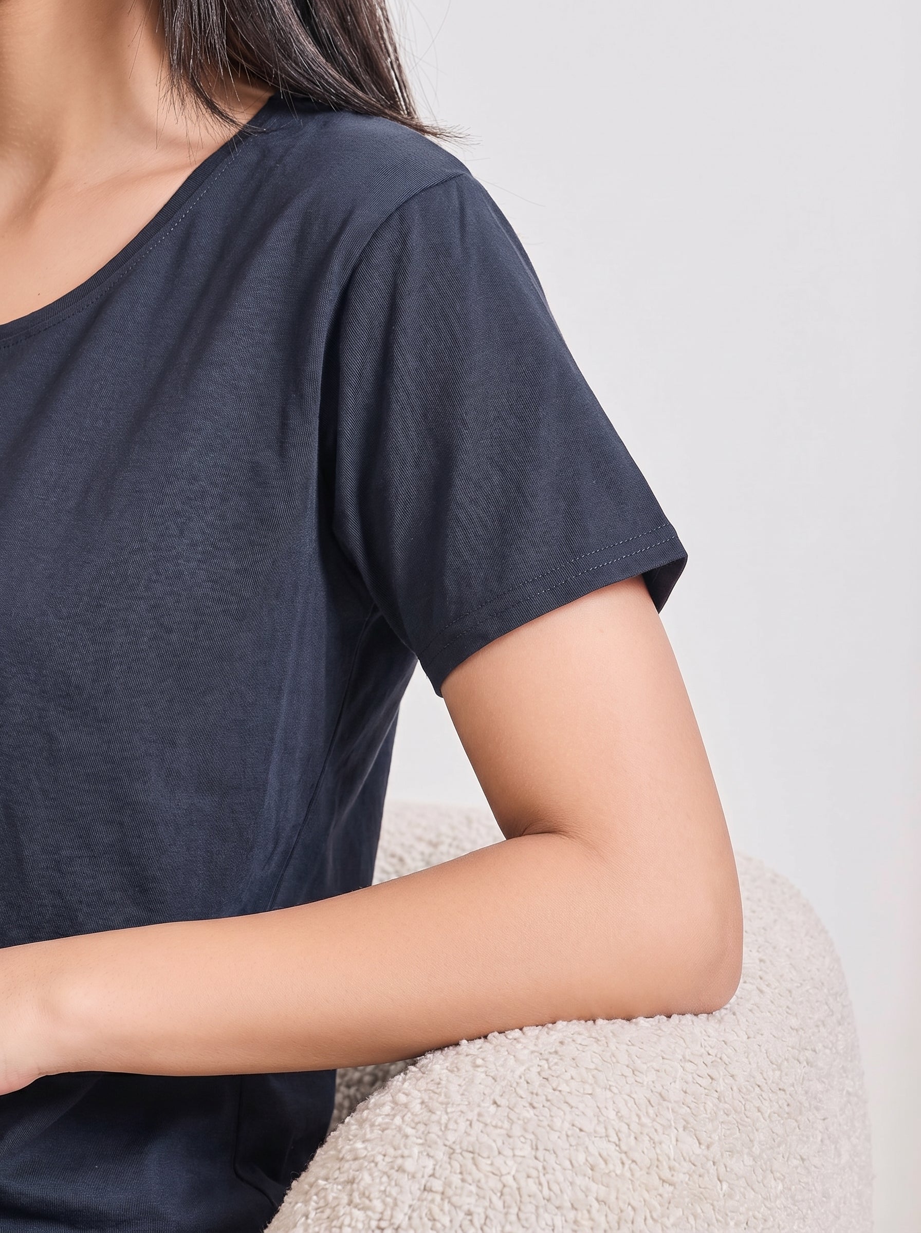 Charcoal Comfort Short Nightsuit