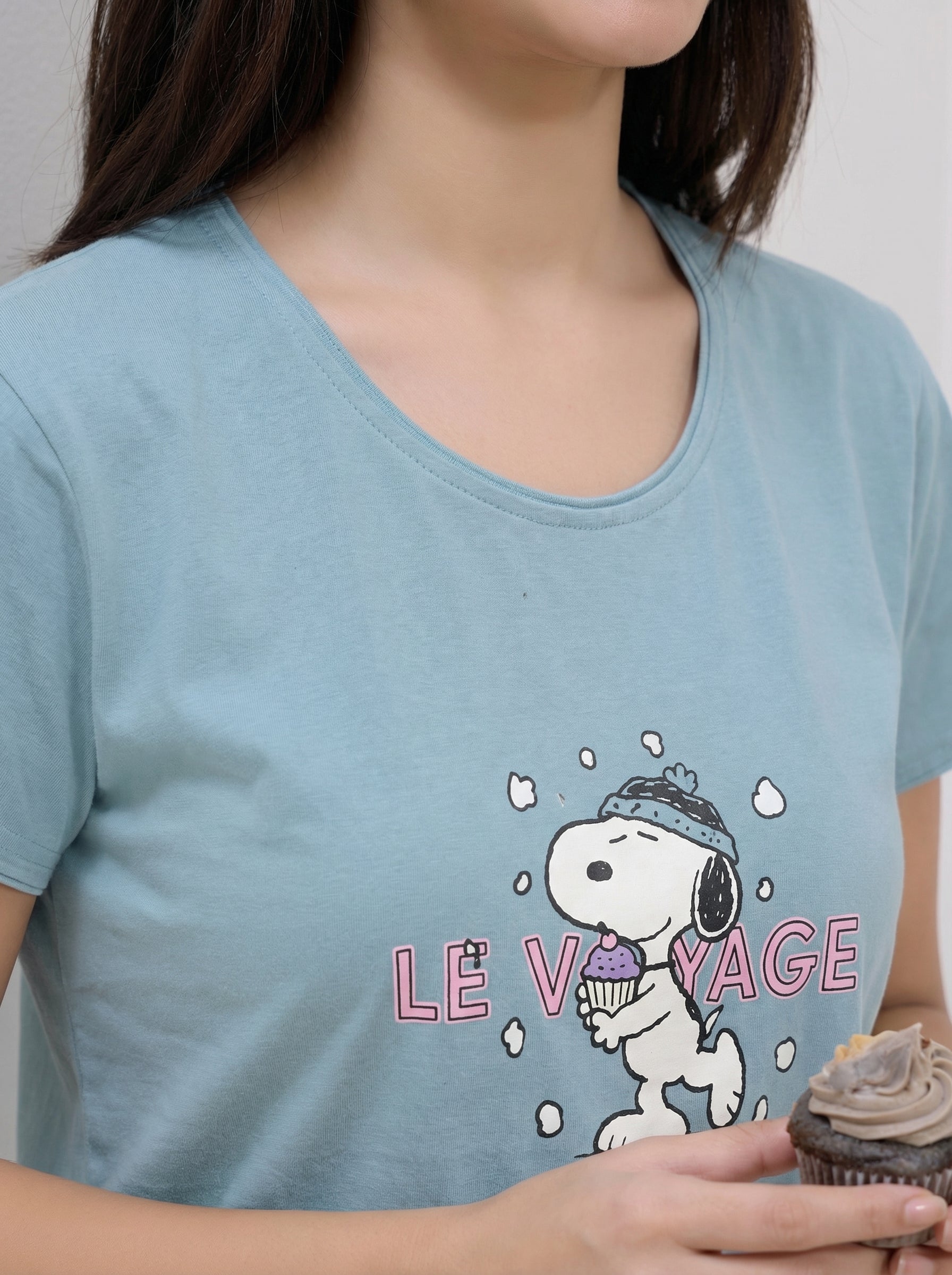 Sky Snoopy Short Nightsuit
