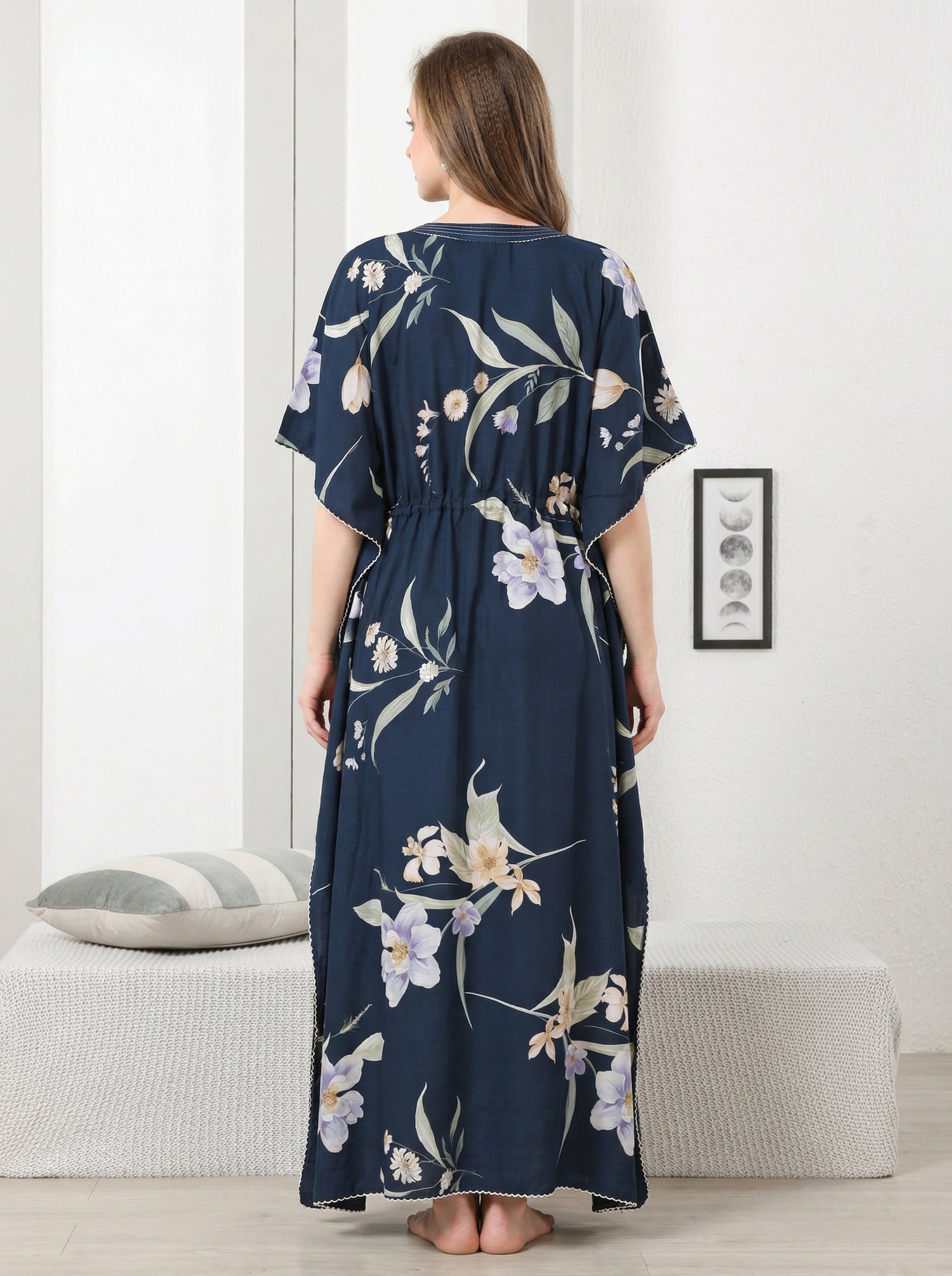 Midnight Blossom Kaftan