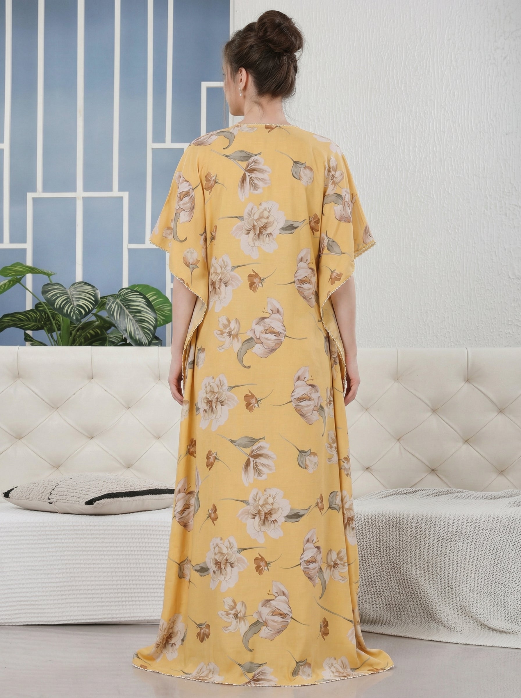 Sunflower Bloom Kaftan