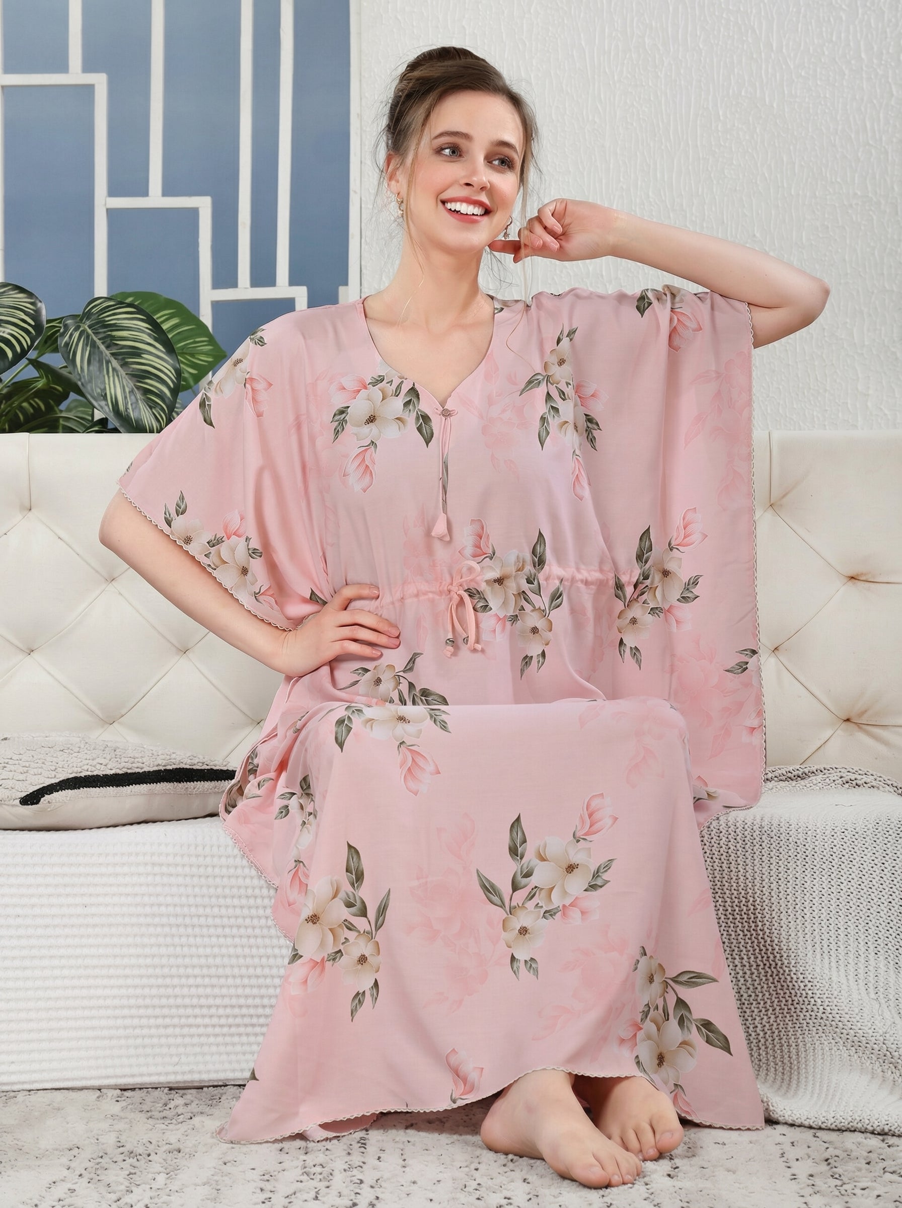 Soft Petal Kaftan
