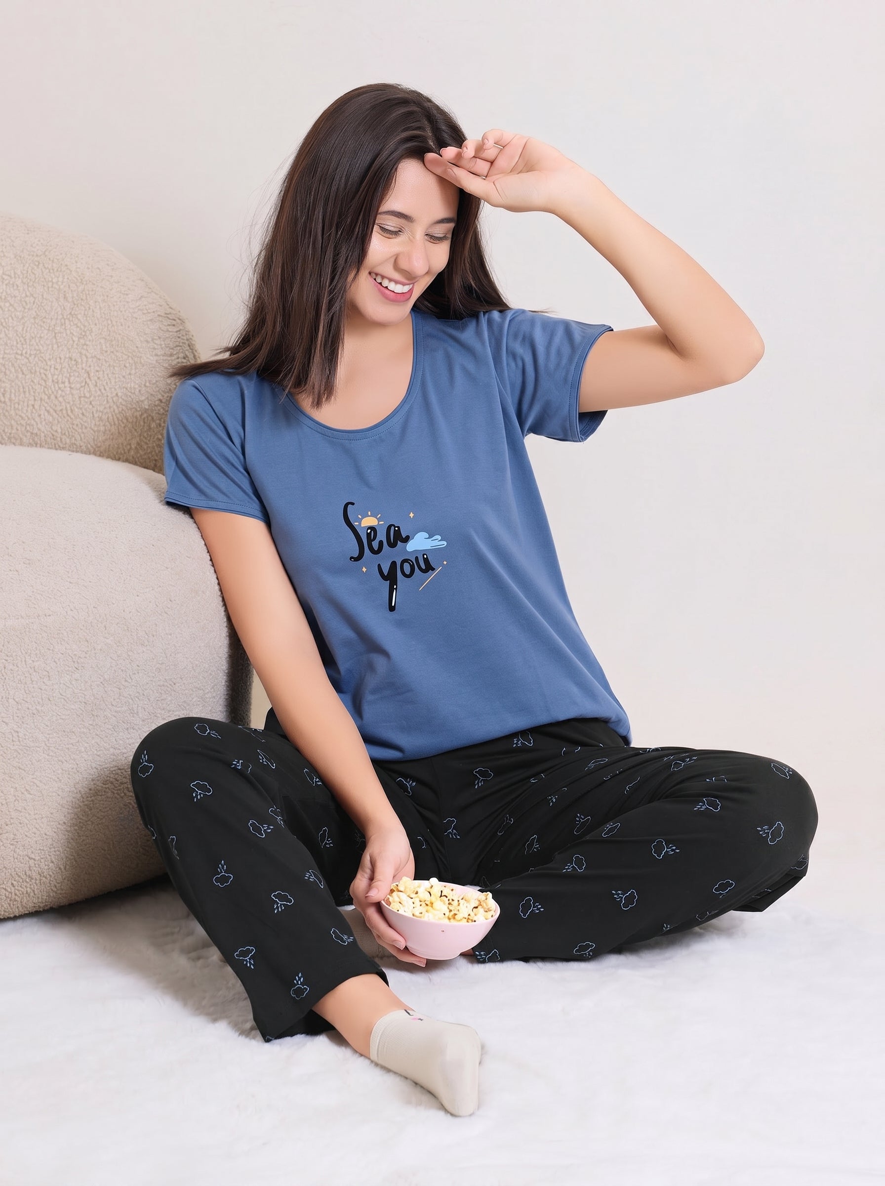 Serene Blue Nightsuit